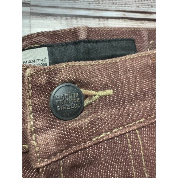 Marithe Francois Girbaud heavy Denim Set size 2XL color brown - Picture 7 of 10